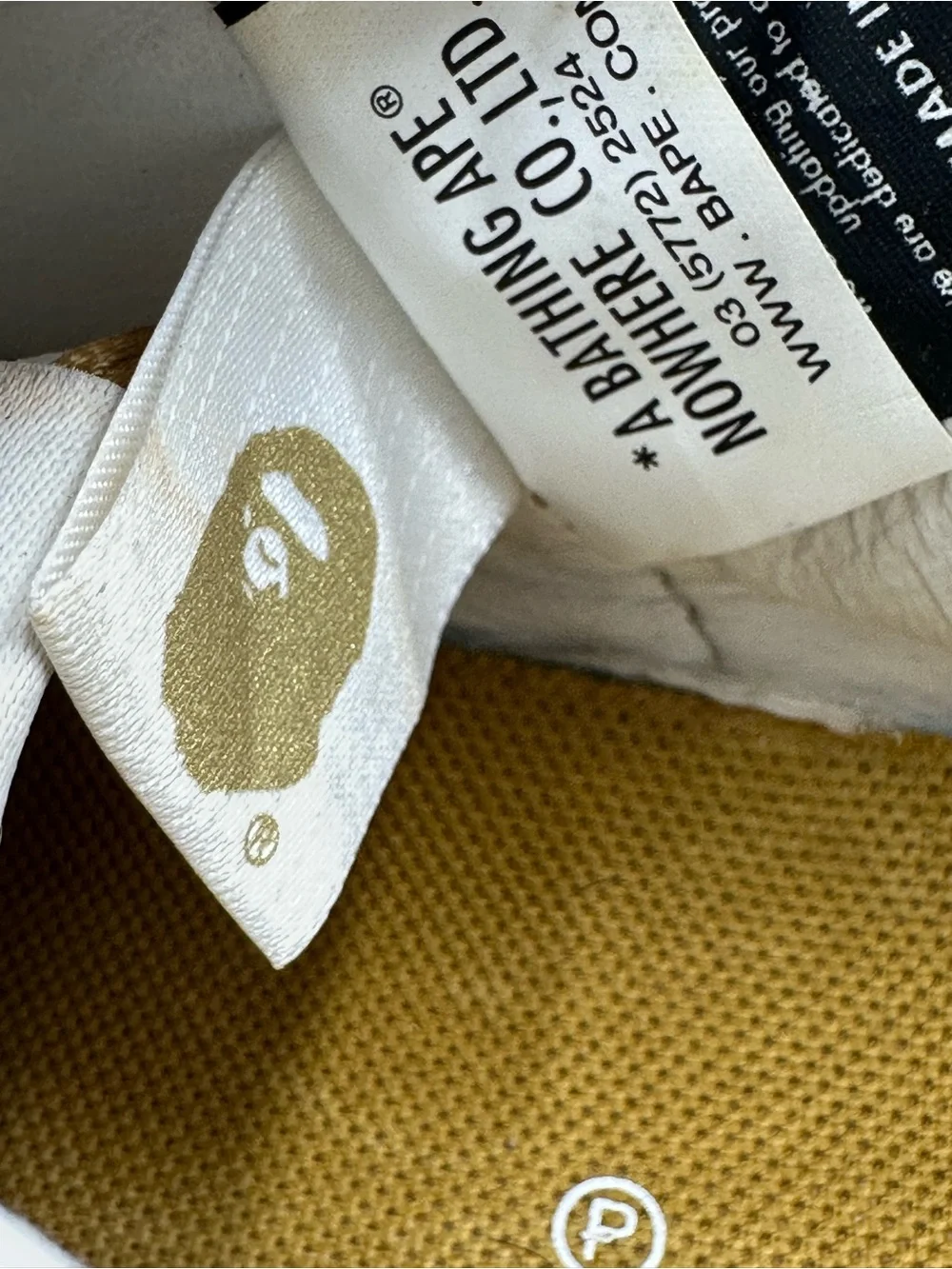BAPE Sta Wear Away Paint Sneakers Men’s US 8.5‎ A Bathing Ape Streetwear